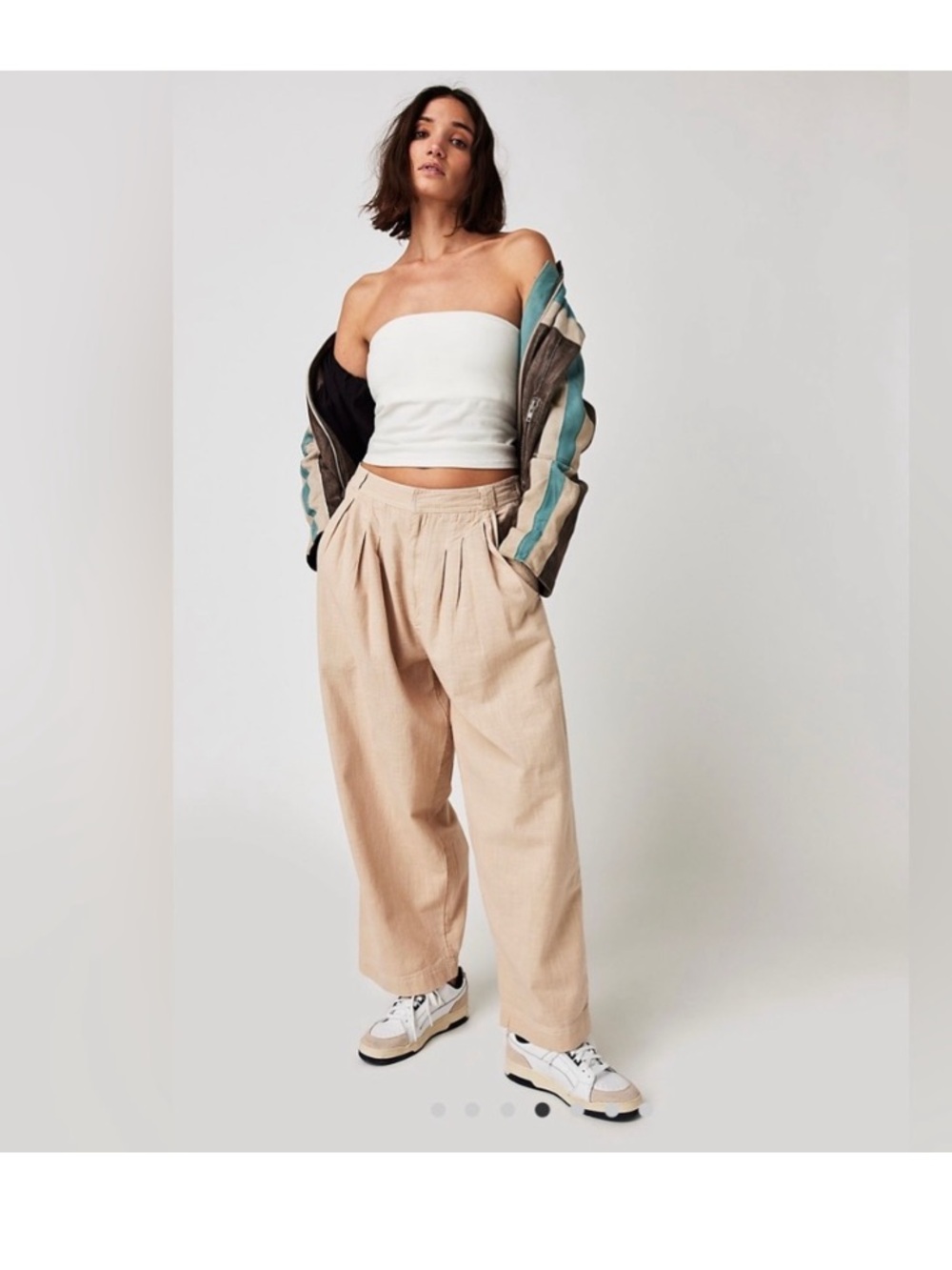 Free People Lotta Love Linen Trouser - Picture 2 of 10